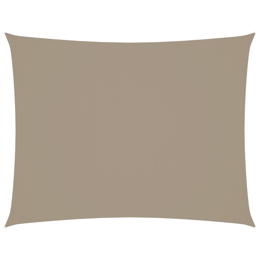 Vidaxx rektangulær solskærm 3,5x5 m oxford stof taupe