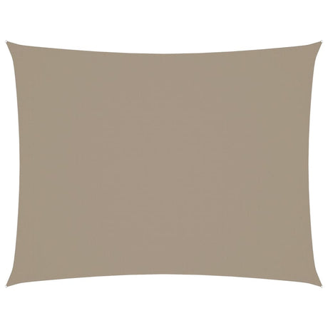 Vidaxx rektangulær solskærm 3,5x5 m oxford stof taupe