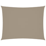 Vidaxl Sunshade Rectangular 4x5 M Oxford Fabric Taupe