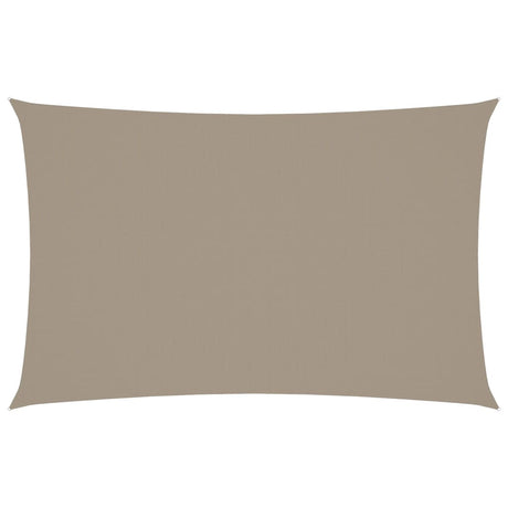 Vidaxl Sunshade Rectangular 4x7 M Oxford Fabric Taupe