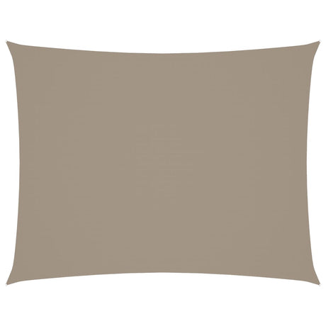 Vidaxl Sunshade Rectangular 5x6 M Oxford Fabric Taupe