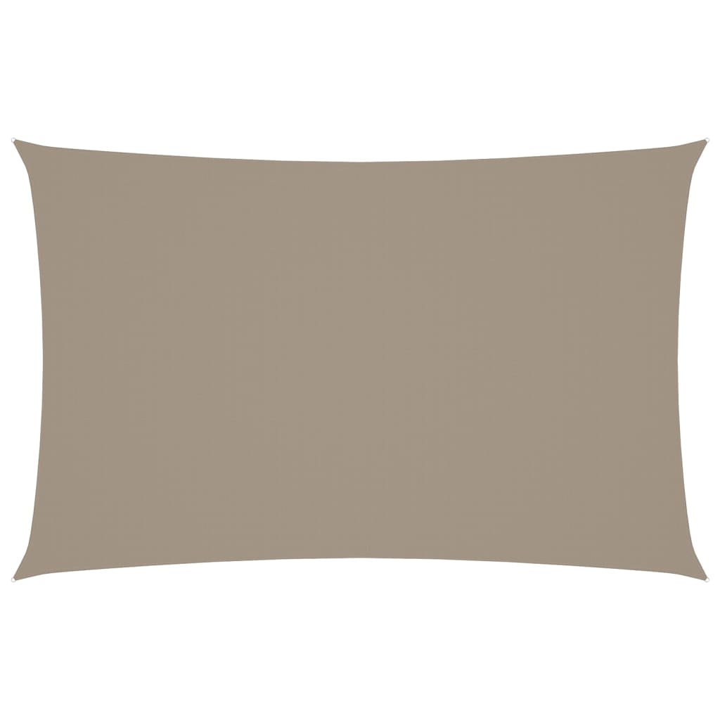 Vidaxl Sunshade rektangulær 5x8 m Oxford Fabric Taupe