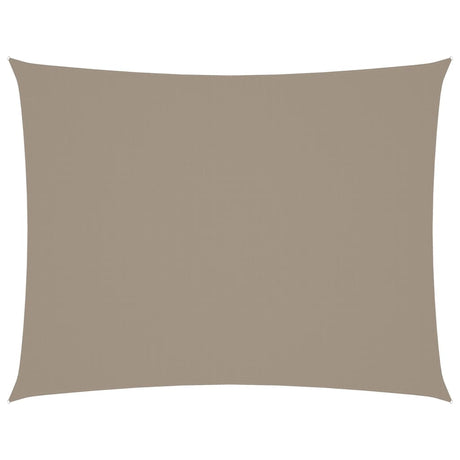 Vidaxl Sunshade Rectangular 6x7 M Oxford Fabric Taupe