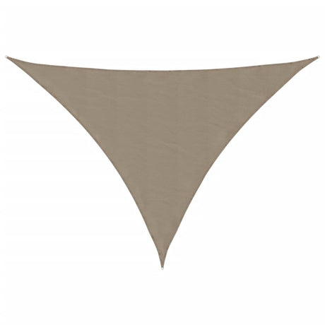 Vidaxl zonnescherm driehoekig 2,5x2,5x3,5 m oxford stof taupe