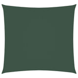Vidaxl Sunshade Square 2,5x2,5 m Oxford stof mørkegrøn