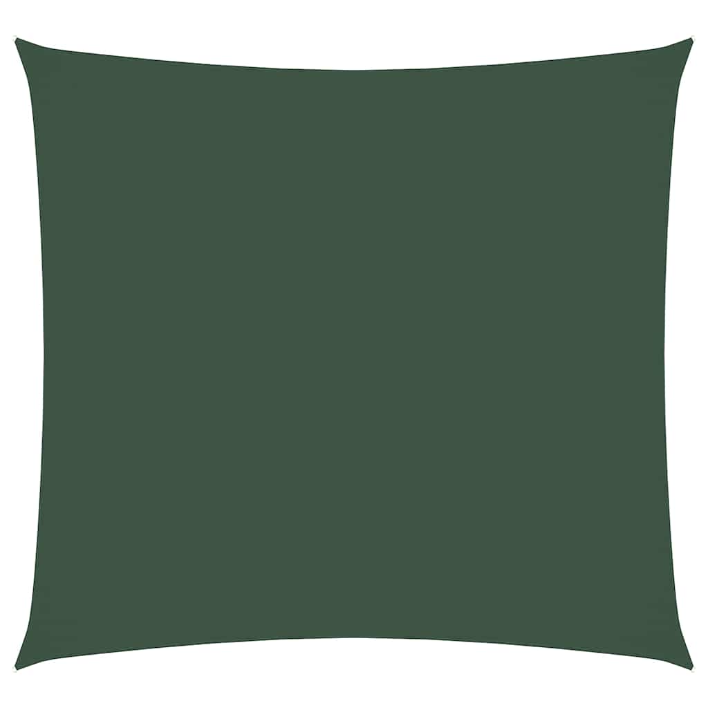Vidaxl Sunshade Square 3,6x3,6 m Oxford Stof mørkegrøn