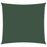 Vidaxl Sunshade Square 3,6x3,6 m Oxford Stof mørkegrøn