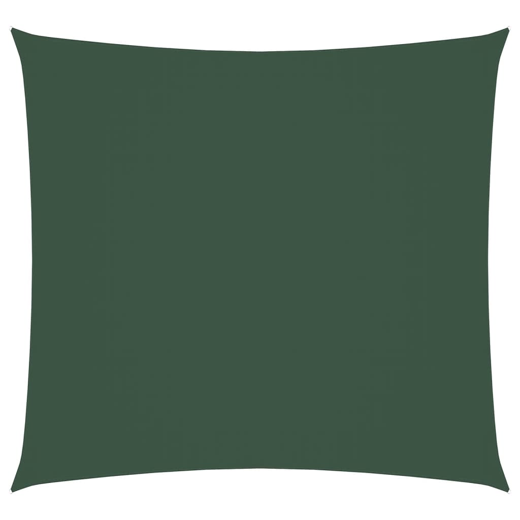 Vidaxl Sunshade Square 6x6 M Oxford Stof mørkegrøn
