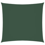 Vidaxl Sunshade Square 6x6 M Oxford Stof mørkegrøn