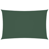 Vidaxl Sunshade Rectangular 2x5 M Oxford Stof mørkegrøn