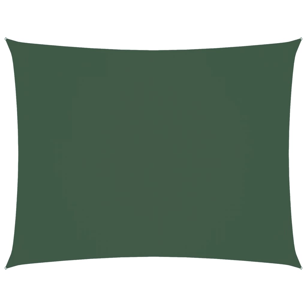 Vidaxl Sunshade rektangulær 3,5x5 m Oxford Stof mørkegrøn