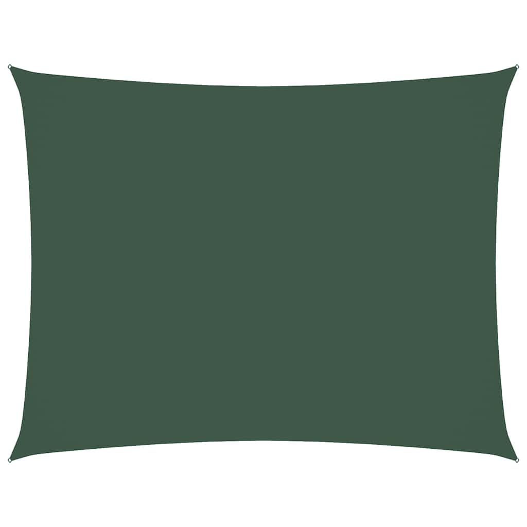 Vidaxl Sunshade Rectangular 4x5 M Oxford Stof mørkegrøn