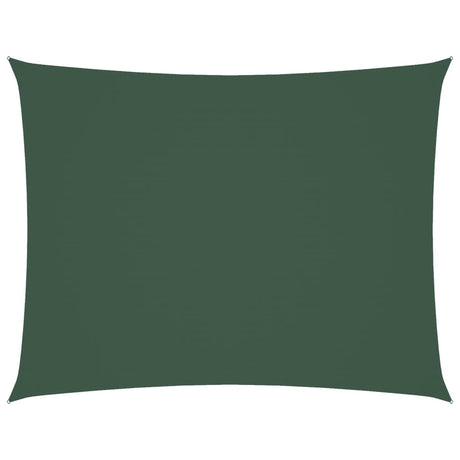 Vidaxl schaduwdoek rechthoekig 6x8 m oxford stof donkergroen