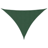 Vidaxl zonnescherm driehoekig 2,5x2,5x3,5 m oxford stof donkergroen