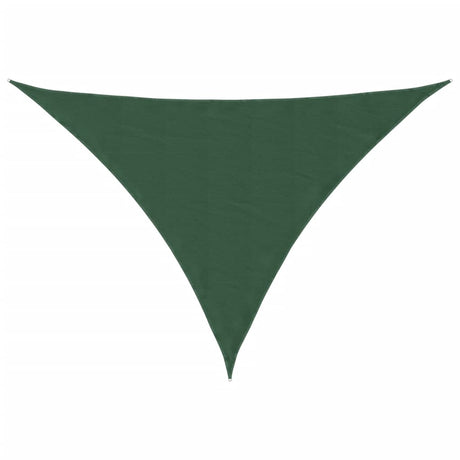 Vidaxl zonnescherm driehoekig 3x4x4 m oxford stof donkergroen