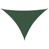 Vidaxl zonnescherm driehoekig 5x5x6 m oxford stof donkergroen