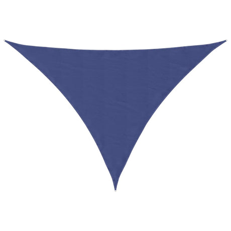 Vidaxl zonnescherm driehoekig 3,5x3,5x4,9 m oxford stof blauw