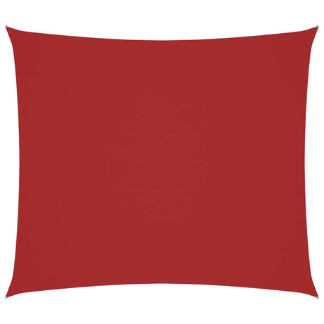 Vidaxl schaduwdoek rechthoekig 2x2,5 m oxford stof rood