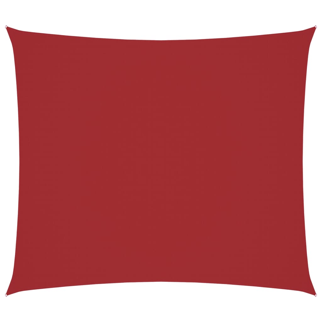 Vidaxl zonnescherm rechthoekig 2,5x3 m oxford stof rood