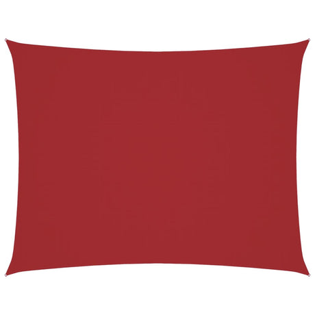 Vidaxl zonnescherm rechthoekig 2,5x3,5 m oxford stof rood