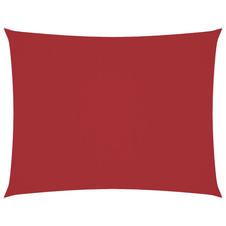 Vidaxl zonnescherm rechthoekig 3x4,5 m oxford stof rood