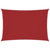 Vidaxl zonnescherm rechthoekig 3x5 m oxford stof rood