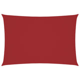 Vidaxl zonnescherm rechthoekig 3x6 m oxford stof rood