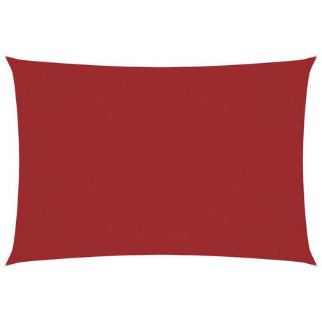 Vidaxl zonnescherm rechthoekig 3x6 m oxford stof rood
