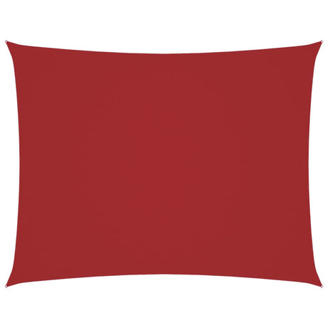 Vidaxl zonnescherm rechthoekig 3,5x5 m oxford stof rood