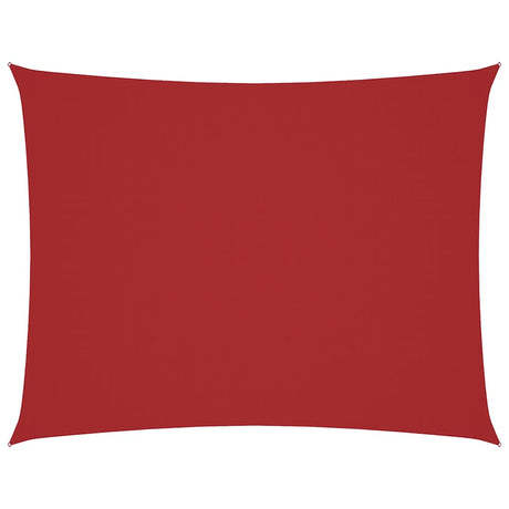 Vidaxl zonnescherm rechthoekig 4x6 m oxford stof rood
