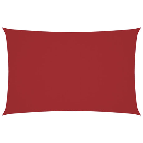 Vidaxl zonnescherm rechthoekig 4x7 m oxford stof rood
