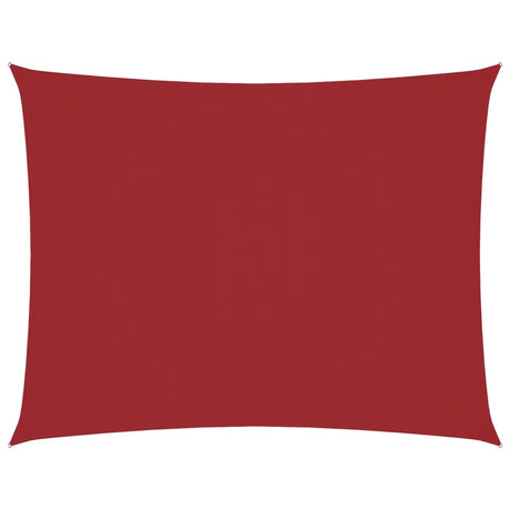Vidaxl zonnescherm rechthoekig 5x7 m oxford stof rood