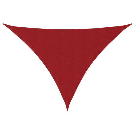 Vidaxl zonnescherm driehoekig 2,5x2,5x3,5 m oxford stof rood