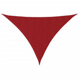 Vidaxl zonnescherm driehoekig 5x6x6 m oxford stof rood