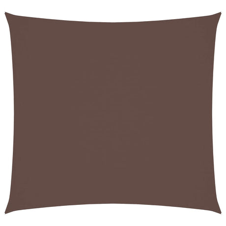 Vidaxl markise firkant 3,6x3,6 m oxford stof brun