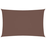 Vidaxl Sunshade Rectangular 2x5 M Oxford Fabric Brown