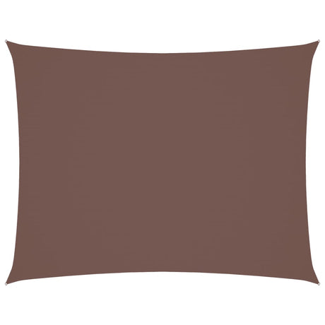 Vidaxl Sunshade Rectangular 3x4 M Oxford Fabric Brown