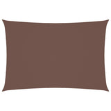 Vidaxl Sunshade Rectangular 3x5 M Oxford Fabric Brown
