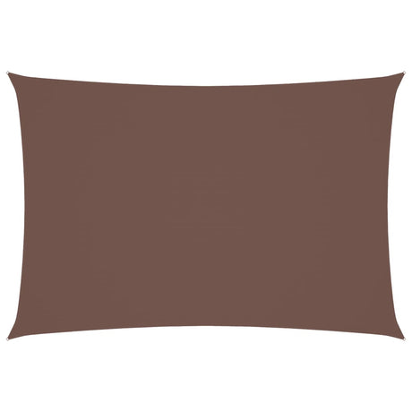 Vidaxl Sunshade Rectangular 3x5 M Oxford Fabric Brown