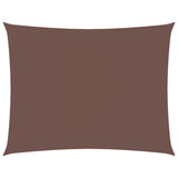 Vidaxl Sunshade rektangulær 3,5x4,5 m Oxford Stof brun