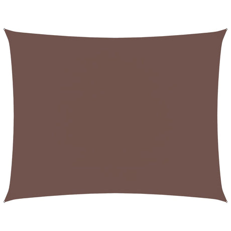 Vidaxl Sunshade rektangulær 3,5x4,5 m Oxford Stof brun