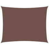 Vidaxl Sunshade Rectangular 4x5 M Oxford Fabric Brown