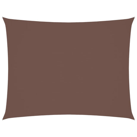 Vidaxl Sunshade Rectangular 4x5 M Oxford Fabric Brown