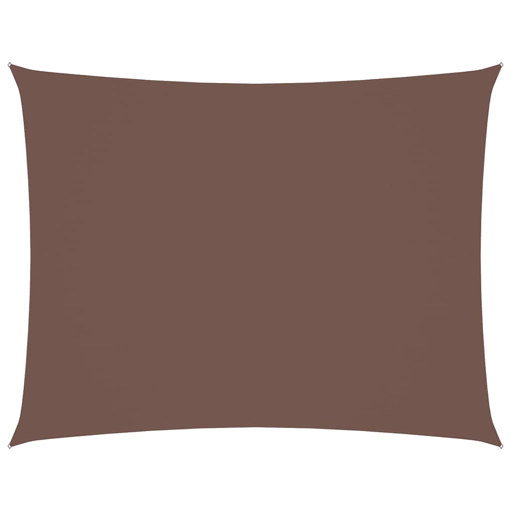 Vidaxl Sunshade Rectangular 4x6 M Oxford Fabric Brown