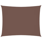 Vidaxl Sunshade Rectangular 4x6 M Oxford Fabric Brown