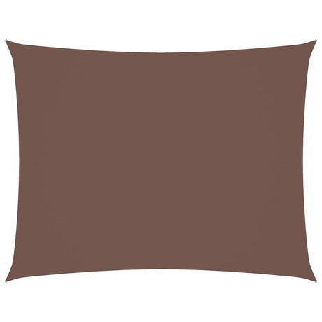 Vidaxl Sunshade Rectangular 4x6 M Oxford Fabric Brown