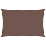 Vidaxl Sunshade rektangulær 4x7 m Oxford Stof brun