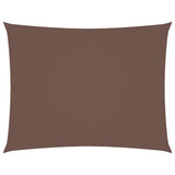 Vidaxl Sunshade Rectangular 5x6 M Oxford Fabric Brown