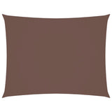 Vidaxl Sunshade Rectangular 5x7 M Oxford Fabric Brown