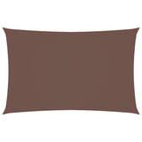 Vidaxl Sunshade Rectangular 5x8 M Oxford Fabric Brown
